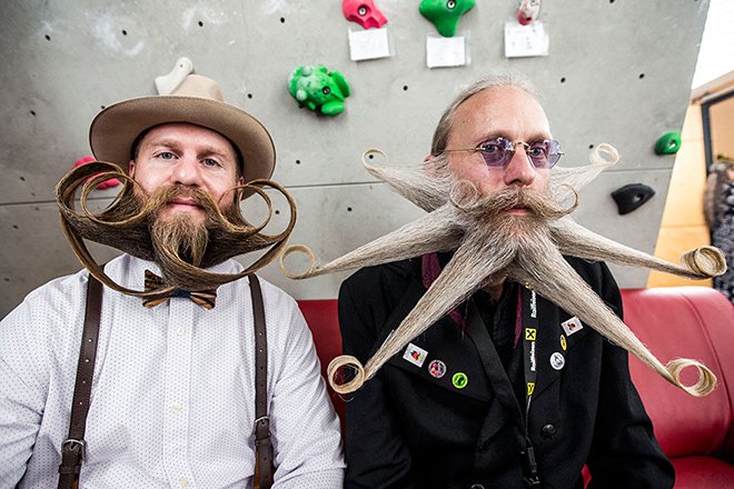 Les 15 plus belles photos des « championnats mondiaux 2015 de moustache et de barbe »