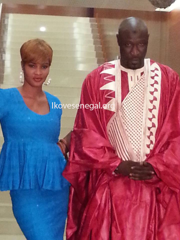 Soumboulou prend la pose aux côtés de Cheikh Ndiaye