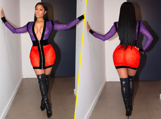 Photos : fessier XXL et décolleté scandaleux, Nicki Minaj affole encore la toile !