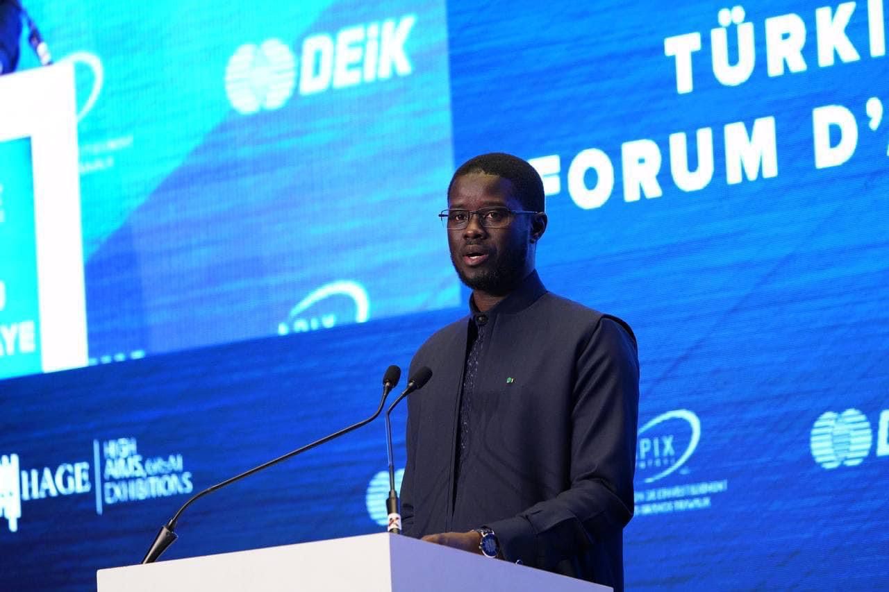 Forum Türkiye-Sénégal : Le Président Faye invite les entreprises turques à investir au Sénégal Forum Türkiye-Sénégal : Le Président Faye invite les entreprises turques à investir au Sénégal