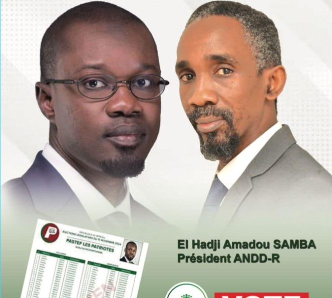 Législatives 2024 : El Hadji Amadou Samba, président de ANDD-R, rejoint le Pastef