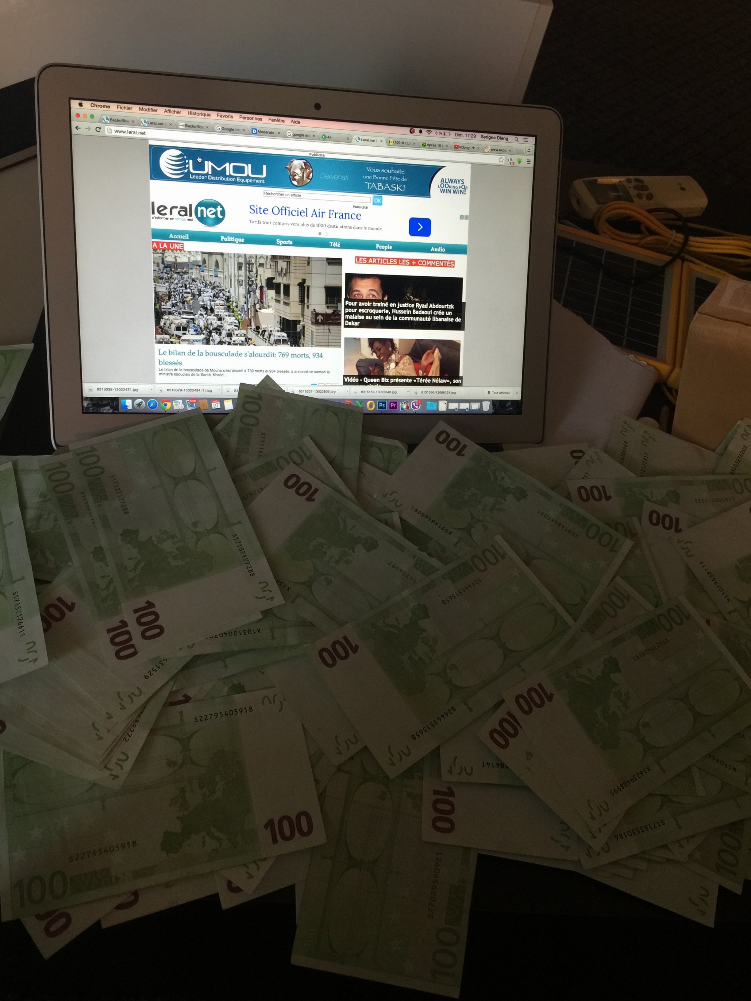 Un employé de "Lobbou Mame Diarra" tombe avec une importante quantité de faux billets 