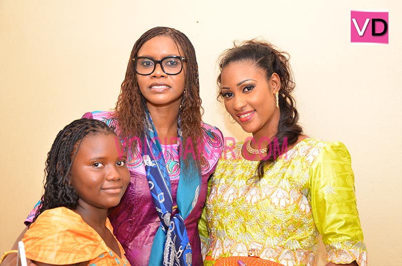 La Miss Sénégal 2000, Dieynaba Diallo, lors du baptême de  sa fille 