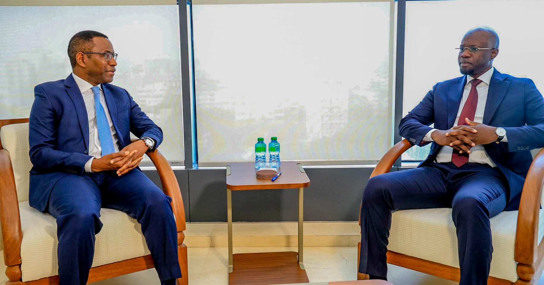 Candidature d'Amadou Hott à la Présidence de la BAD : Ousmane Sonko s’entretient avec le candidat Candidature d'Amadou Hott à la Présidence de la BAD : Ousmane Sonko s’entretient avec le candidat
