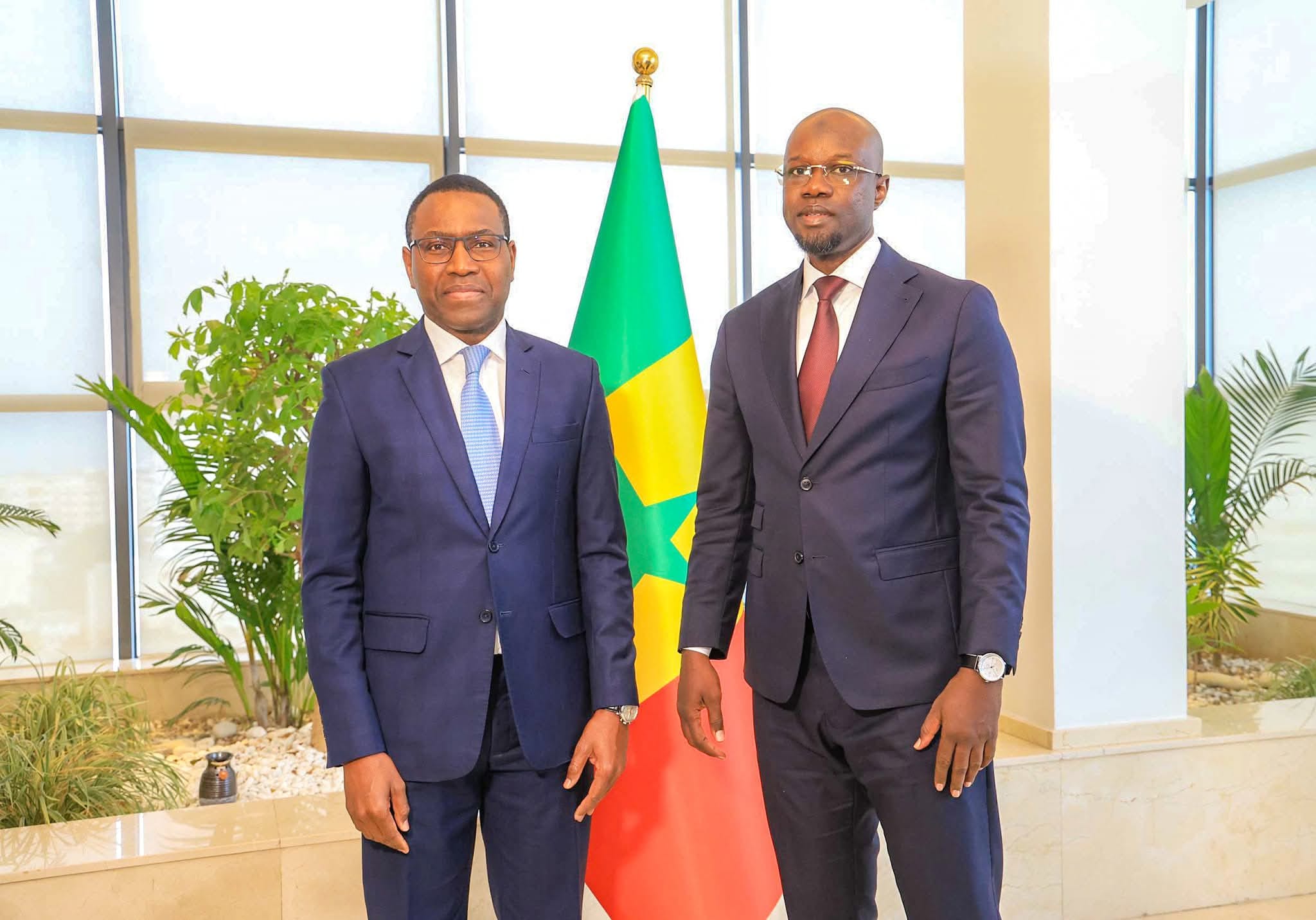 Candidature de Amadou Hott à la Présidence de la BAD : Ousmane Sonko s’entretient avec le candidat Candidature de Amadou Hott à la Présidence de la BAD : Ousmane Sonko s’entretient avec le candidat