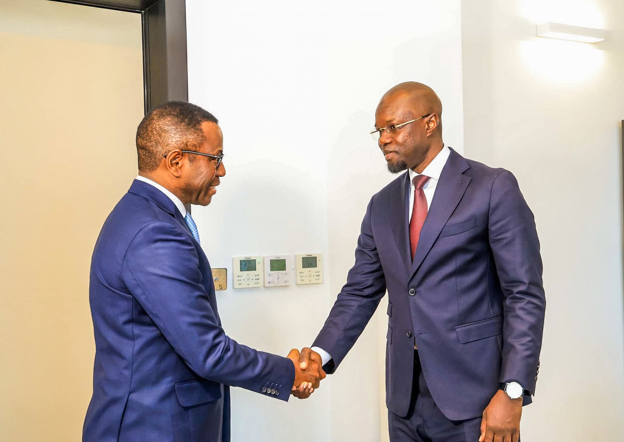 Candidature de Amadou Hott à la Présidence de la BAD : Ousmane Sonko s’entretient avec le candidat Candidature de Amadou Hott à la Présidence de la BAD : Ousmane Sonko s’entretient avec le candidat