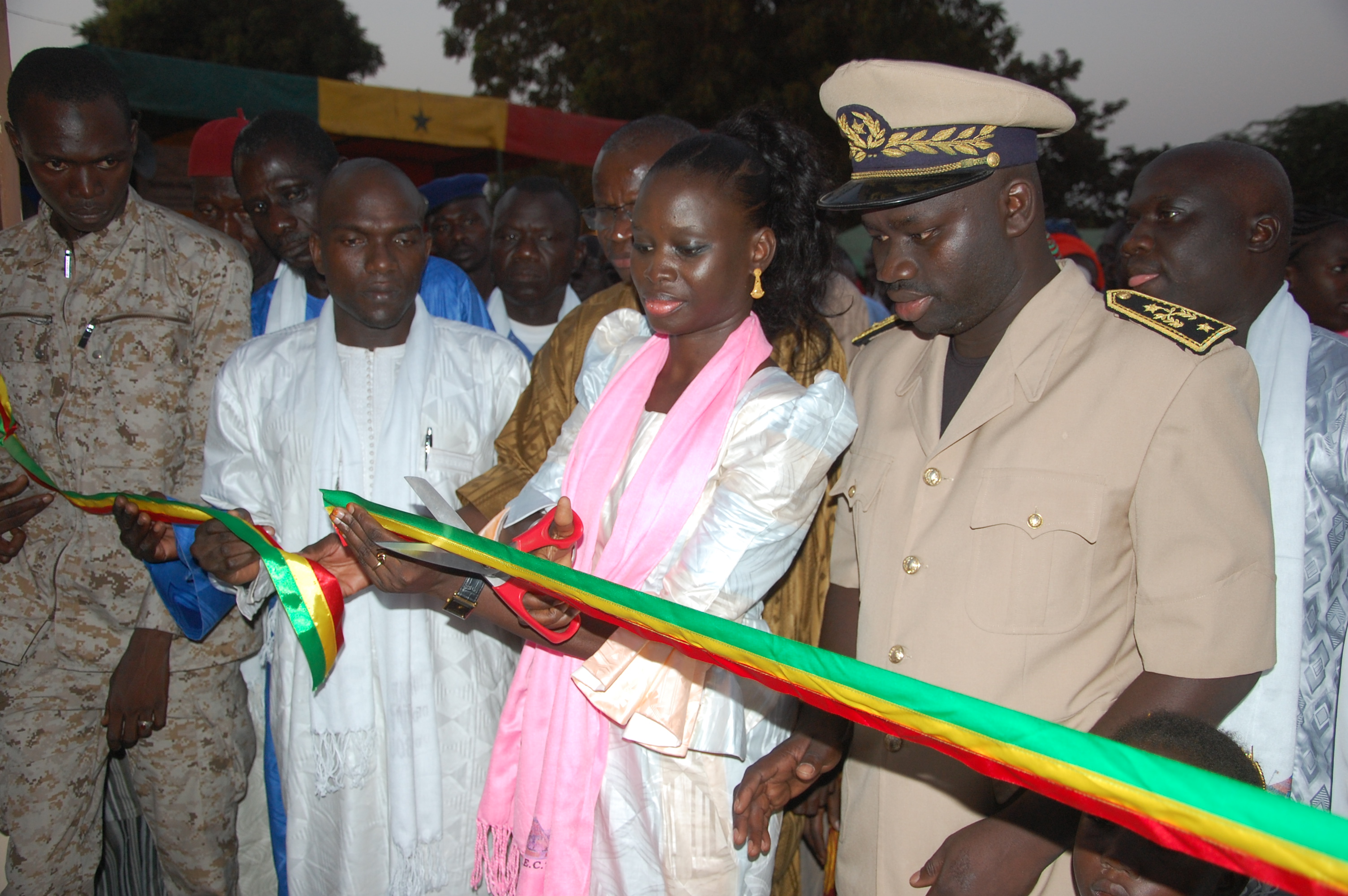 Photos - Kaolack : Thérèse Faye Diouf inaugure la Case des Tout-Petits de Gamboul Thiomby