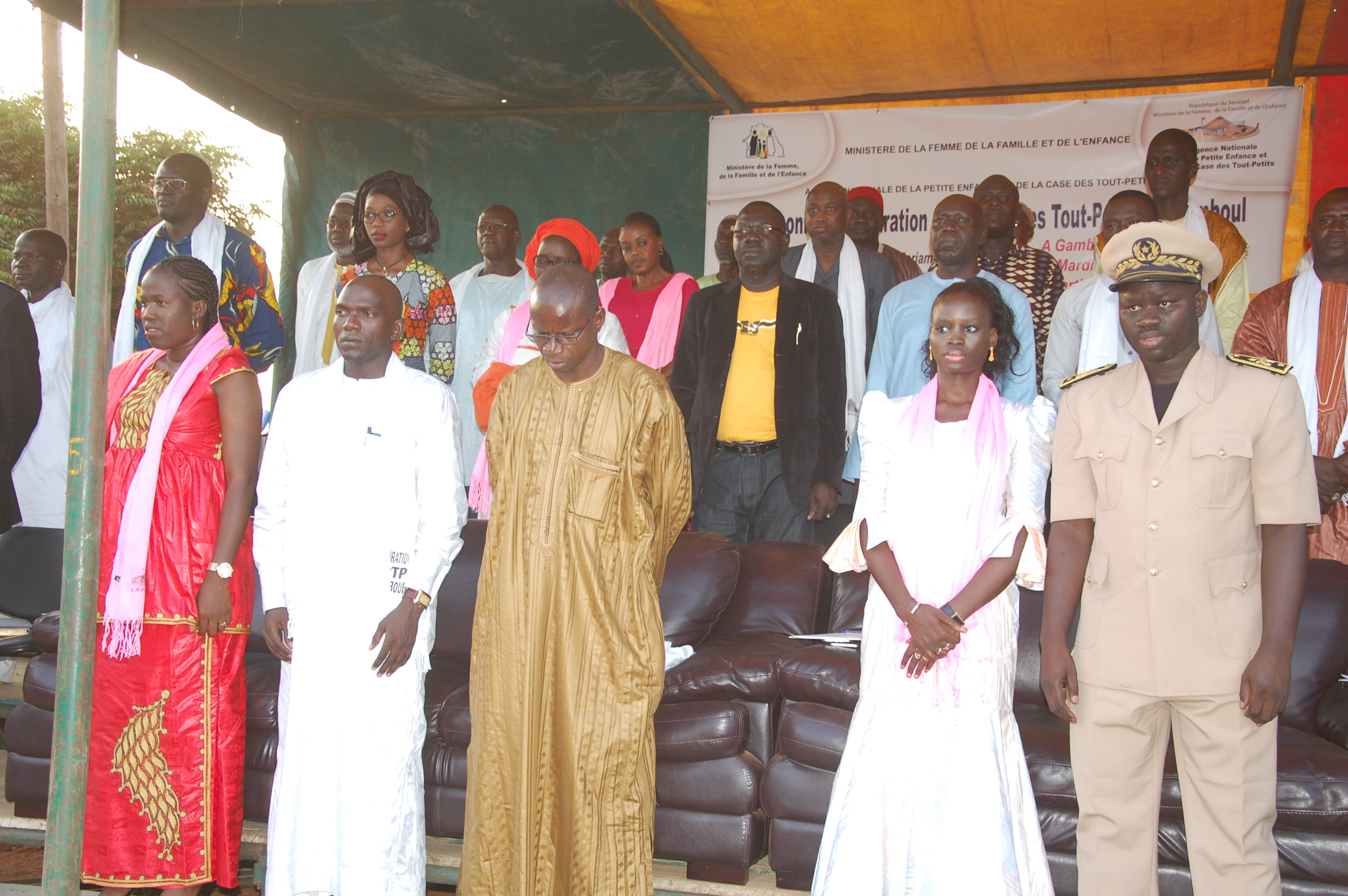 Photos - Kaolack : Thérèse Faye Diouf inaugure la Case des Tout-Petits de Gamboul Thiomby