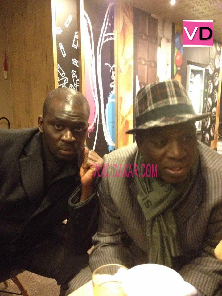 Retrouvailles de la famille Seck à Paris : Lamine Nar Seck et Waly Seck