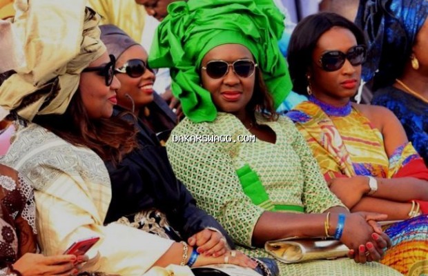 Les filles du président Lamine Diack, Adja et Bineta Laly, misent sur un look coloré et stylé