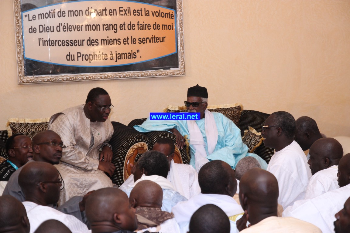 Touba: Les images de l'arrivée du Président Macky Sall à la Résidence Cheikhoul Khadim 