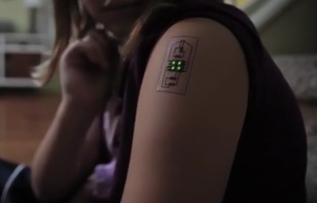 Tech Tat: Un tatouage connecté qui peut analyser les fonctions vitales