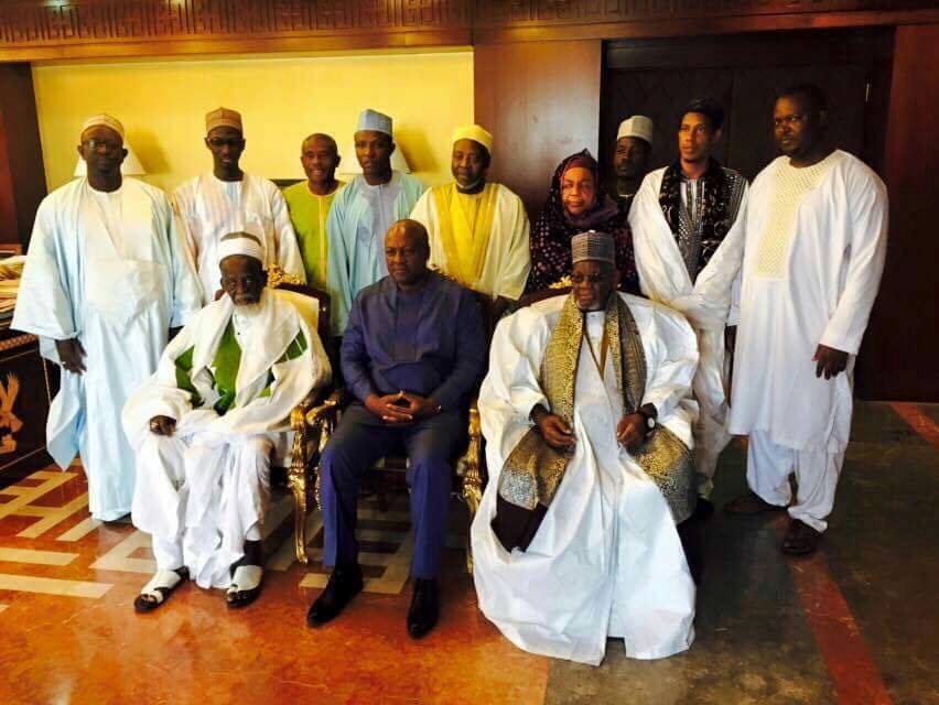 Ghana: Le khalife de Médina Baye, Cheikh Tidiane Ibrahima Niasse, reçu par le Président Jonh Dramani Mahama