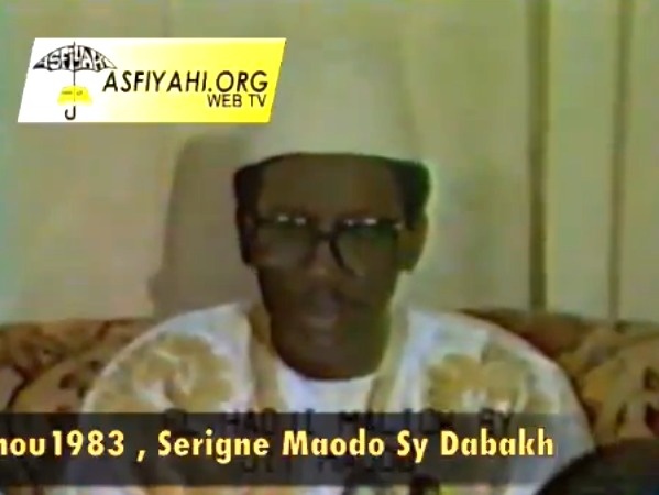 Archive vidéo - Mawlin 1983 - Les recommandations de Serigne Maodo Sy Dabakh pour un Sénégal émergent (1983)