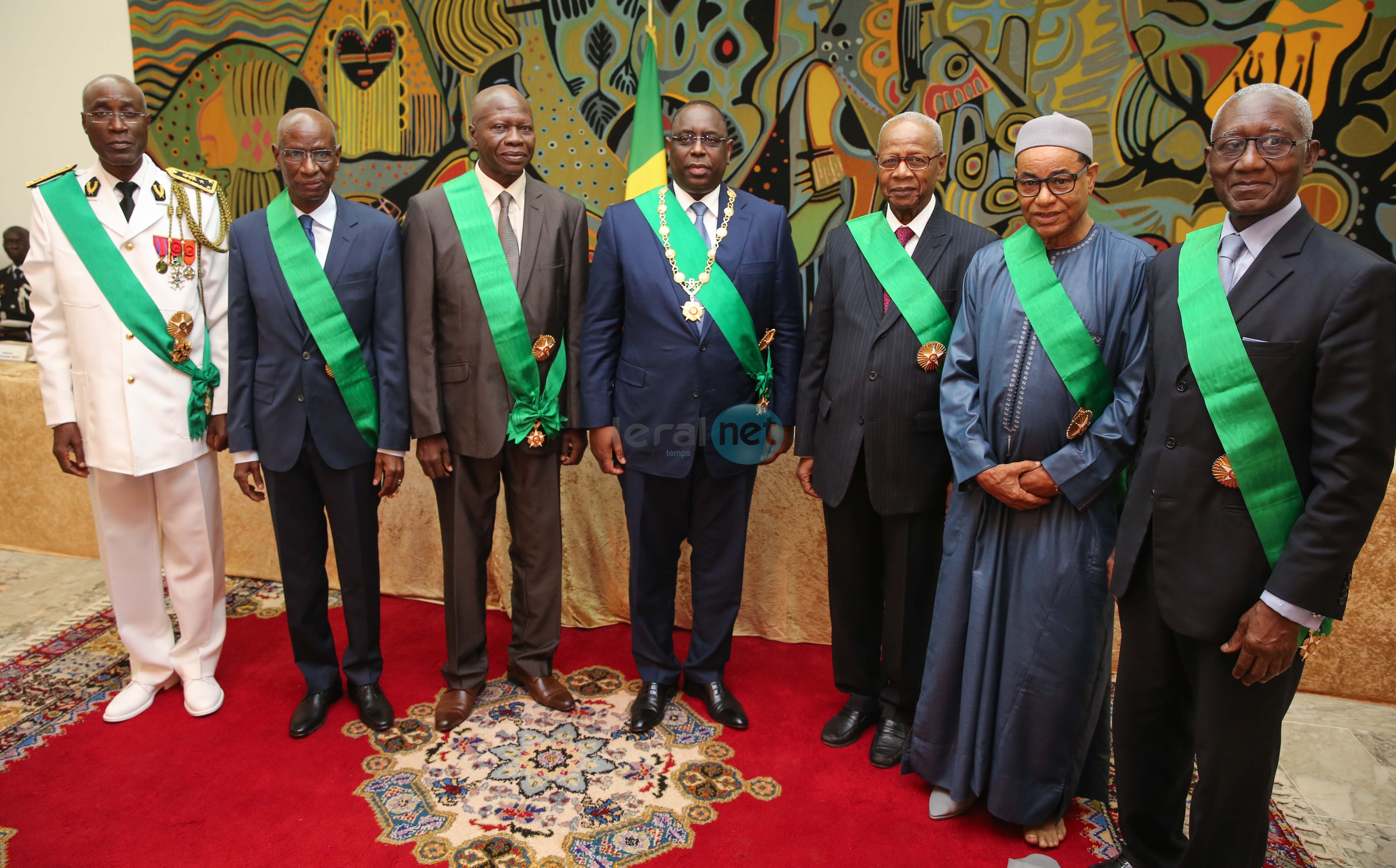 9 Photos: Cérémonie de réception des dignitaires dans les Ordres Nationaux