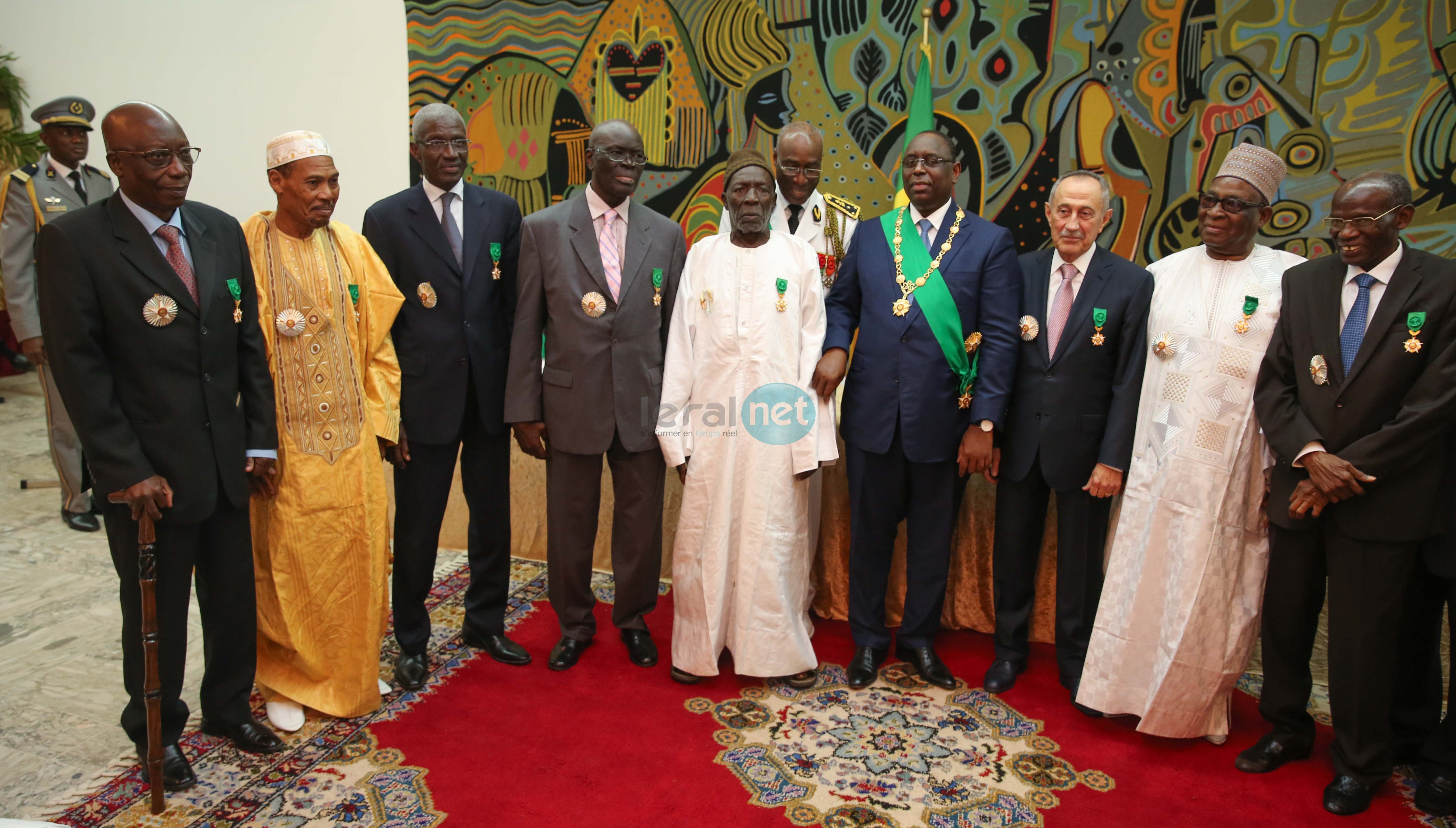 9 Photos: Cérémonie de réception des dignitaires dans les Ordres Nationaux