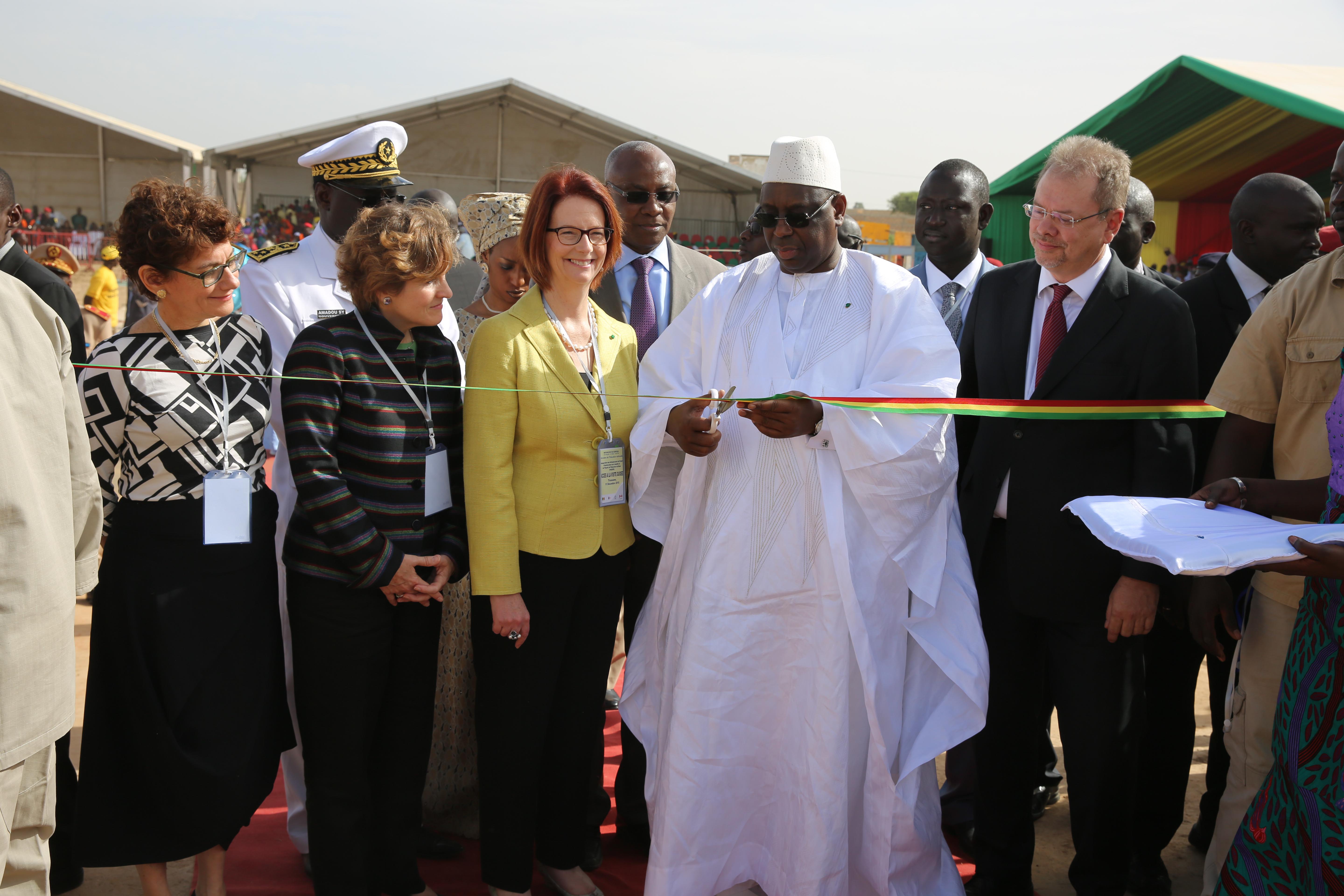 Les images de l'inauguration des infrastructures du projet d’amélioration de la qualité et de l'équité de l 'Education