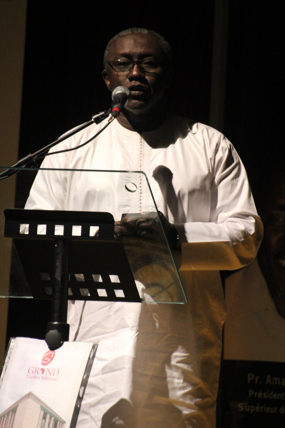 Amadou Diaw, fondateur de l'ISM, à la Grande rentrée citoyenne