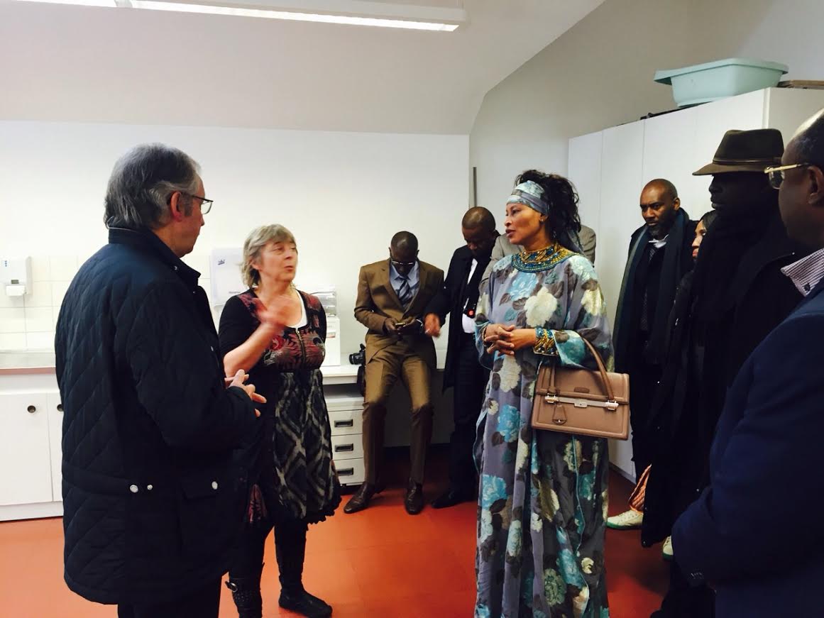 Photos: Me Aissata Tall Sall à l'espace Senghor de Verson en Normandie