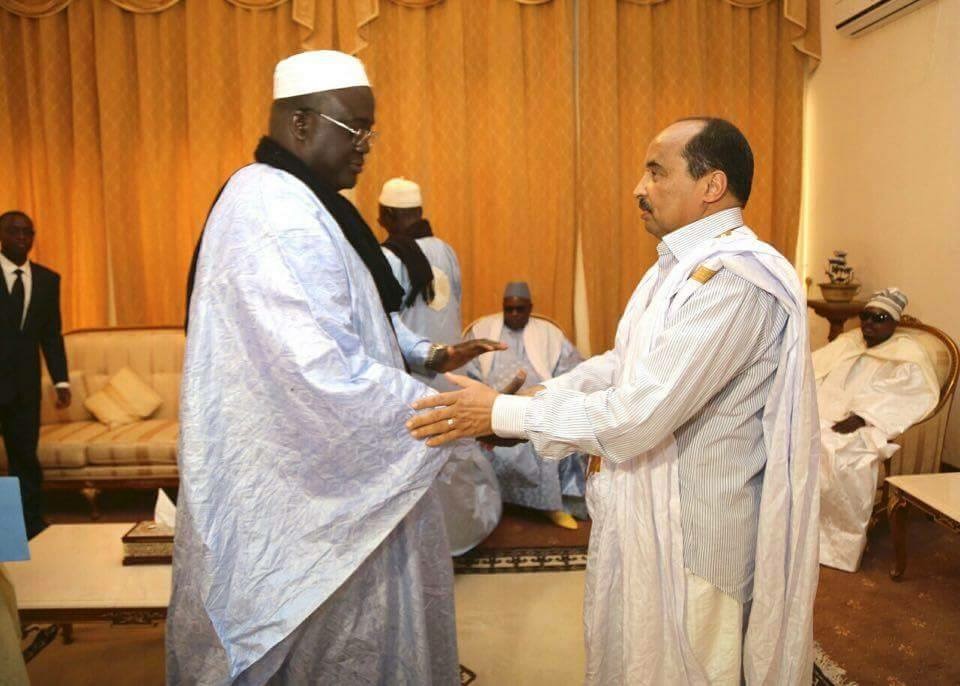 Photos - Le Khalife général des Mourides présente ses condoléances au Président mauritanien 