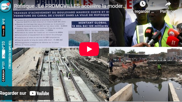 Rufisque : Le PROMOVILLES accélère la modernisation de la ville