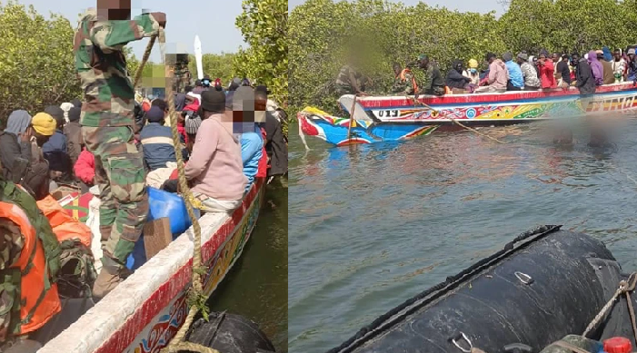 Delta du Saloum: 92 candidats à l’émigration irrégulière, interceptés par la Marine nationale
