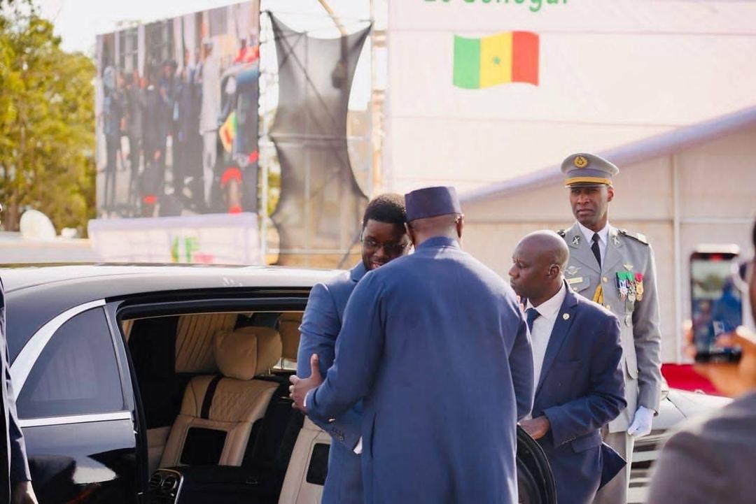 Fête de l'Indépendance : Accueil officiel du Chef de l'État Bassirou Diomaye Faye, par le Premier ministre, Ousmane Sonko