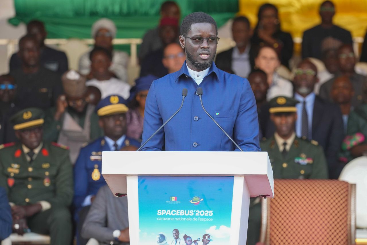 Photos / Le Sénégal veut devenir une nation spatiale : Le président Faye lance la deuxième édition du Space Bus Photos / Le Sénégal veut devenir une nation spatiale : Le président Faye lance la deuxième édition du Space Bus