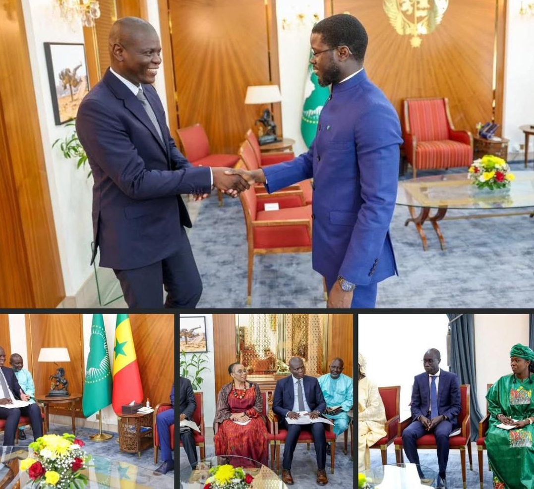 Coopération : Bassirou Diomaye Faye reçoit le ministre sud-africain Ronald Lamola, porteur d’un message du président Ramaphosa