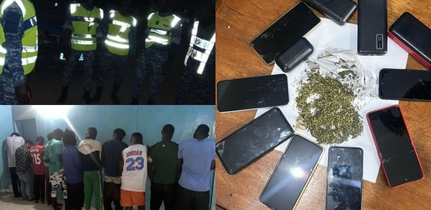 Diamniadio : 11 Sierra-Léonais interpellés pour détention de drogue, agressions et séjour irrégulier