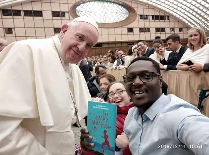 Vatican : Rencontre Pape François et Mouhamed Ali Ndiaye, champion de boxe