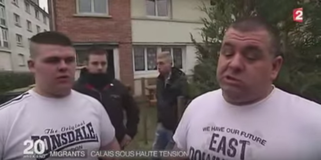 Calais : l’extrême droite pose « David et Gaël » en héros face aux réfugiés