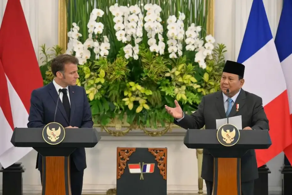 En Indonésie, Emmanuel Macron et Prabowo Subianto appellent à des «progrès» vers une reconnaissance mutuelle Israël-Palestine