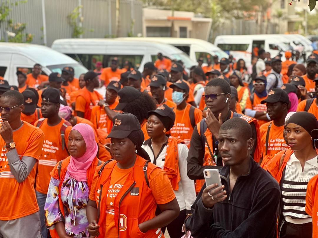 Orange Sénégal célèbre la 10e édition de la journée tous vendeurs, dédiée à la fibre optique
