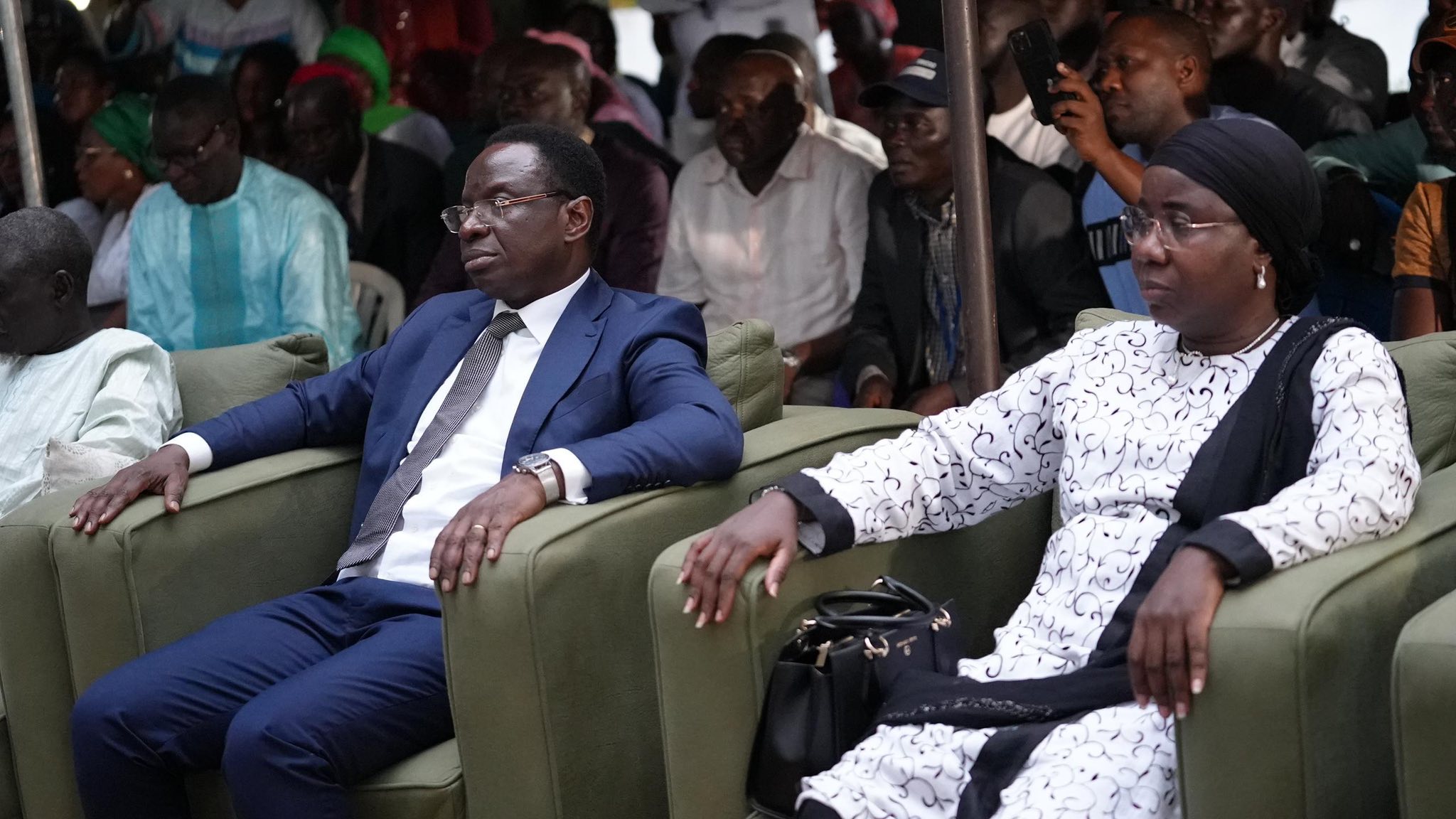 Photos: Après son arrivée à Conakry:  le Premier ministre Ousmane Sonko a rencontré la communauté sénégalaise