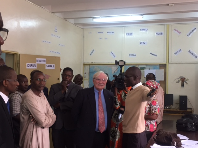 Coopération audiovisuelle entre la France et le Sénégal : La visite de Jean FELIX-PAGANON, Ambassadeur de France à la RTS ( photos)