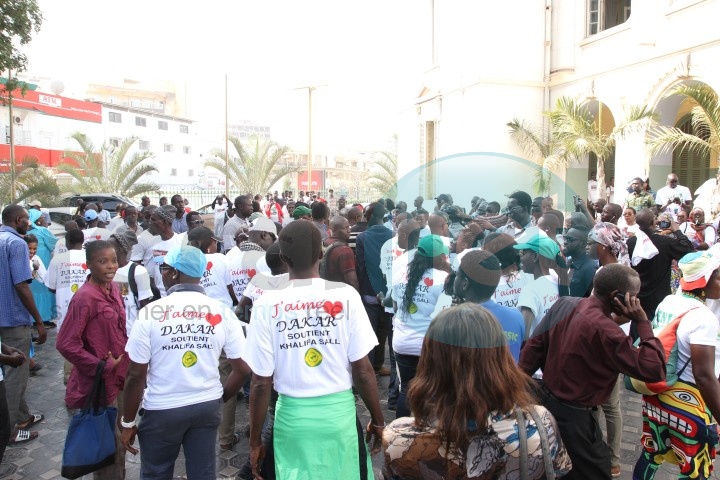 Les images du rassemblement des maires socialistes à l'hôtel de ville de Dakar