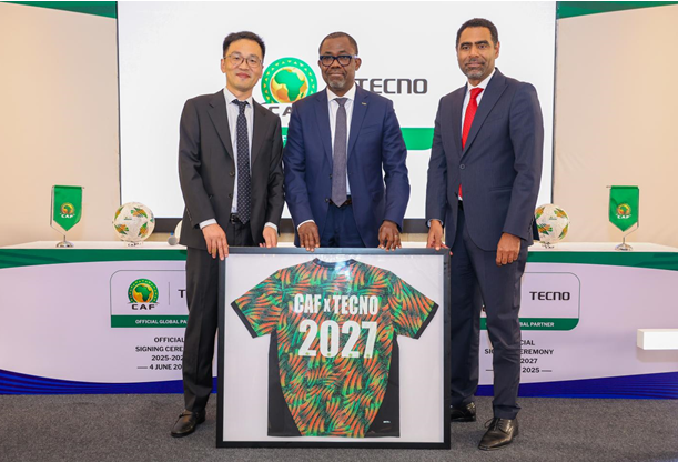 TECNO prolonge son partenariat avec la CAF et devient Partenaire Mondial Officiel de la CAN 2025 et 2027, tout en nourrissant le rêve des Africains à travers le football