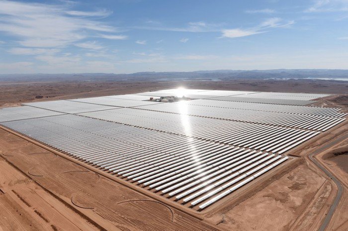 La future plus grande centrale solaire au monde a été inaugurée au Maroc hier : les photos sont impressionnantes