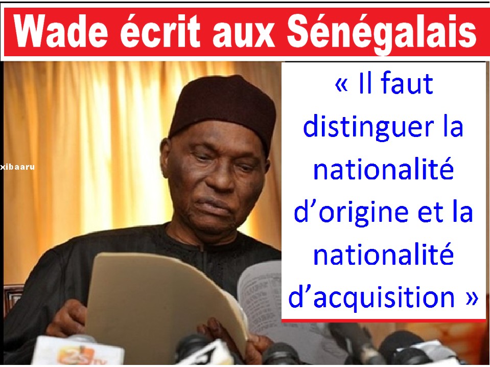 Prétendue double nationalité de Me Wade : Le Président Macky Sall se veut prudent sur la question