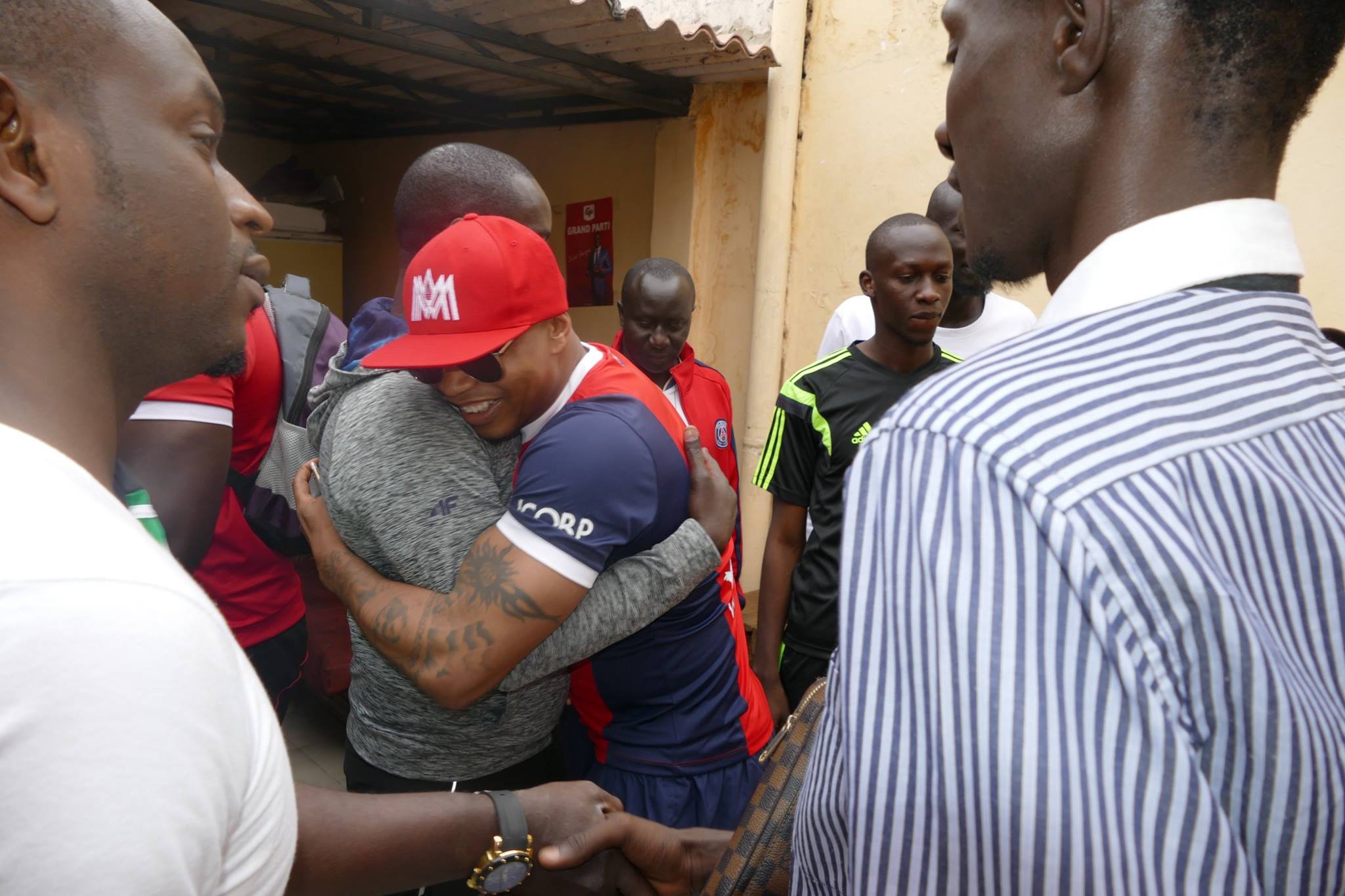 El Hadji Diouf, Balla Gaye 2, Lac 2, Malick Gakou, Ahmed Aidara, Aziz Ndiaye pour un match de Gala