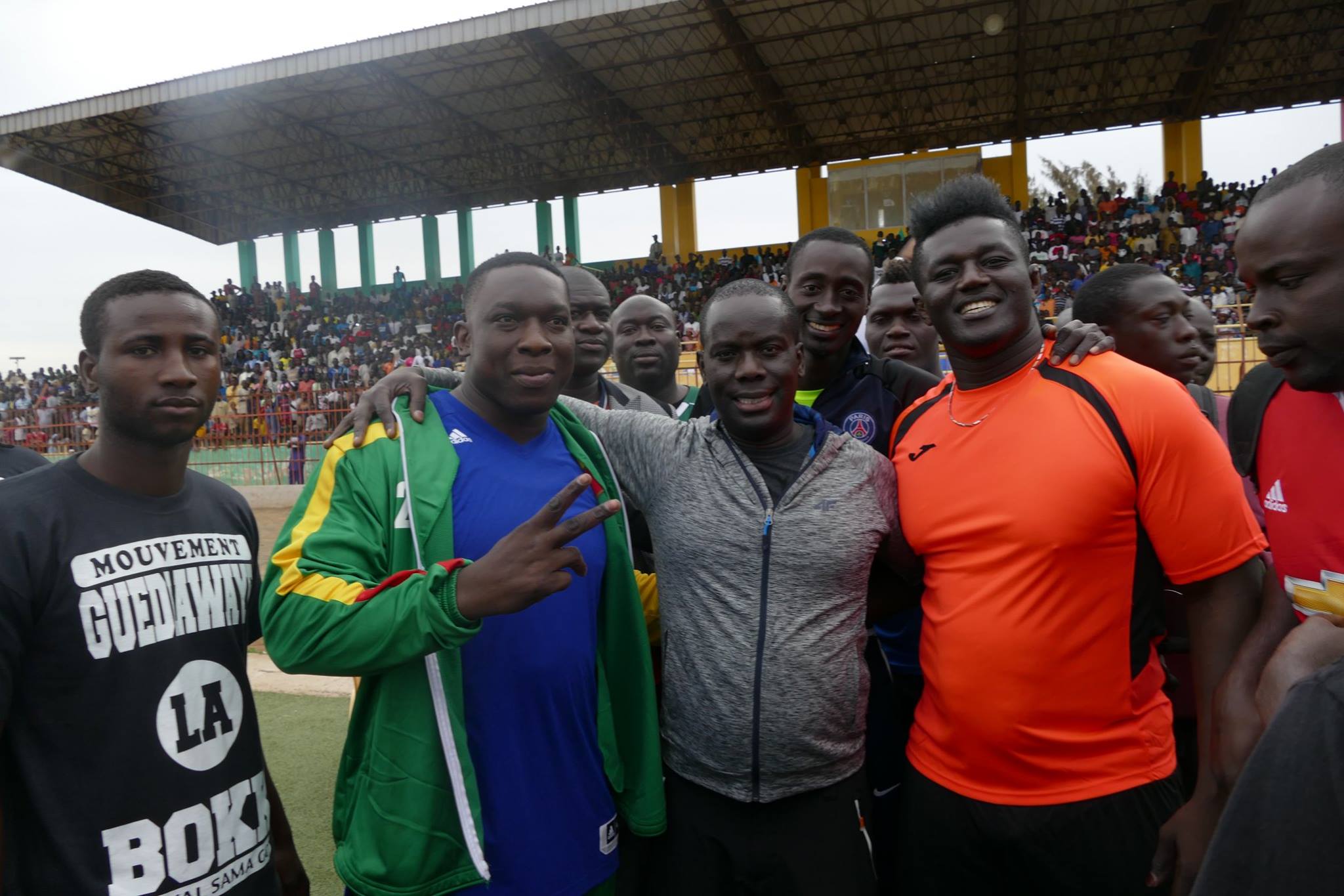 El Hadji Diouf, Balla Gaye 2, Lac 2, Malick Gakou, Ahmed Aidara, Aziz Ndiaye pour un match de Gala