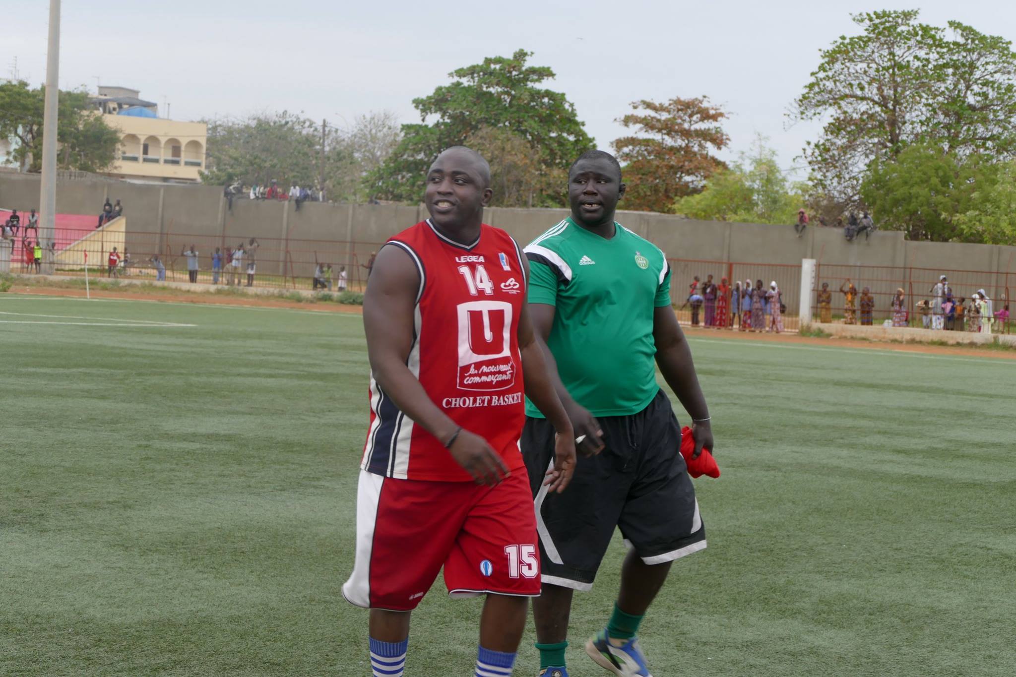 El Hadji Diouf, Balla Gaye 2, Lac 2, Malick Gakou, Ahmed Aidara, Aziz Ndiaye pour un match de Gala