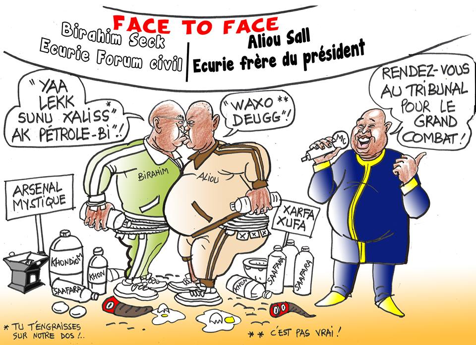 Ce dessin a été produit par Oumar Diakité dit Odia, caricaturiste de presse
