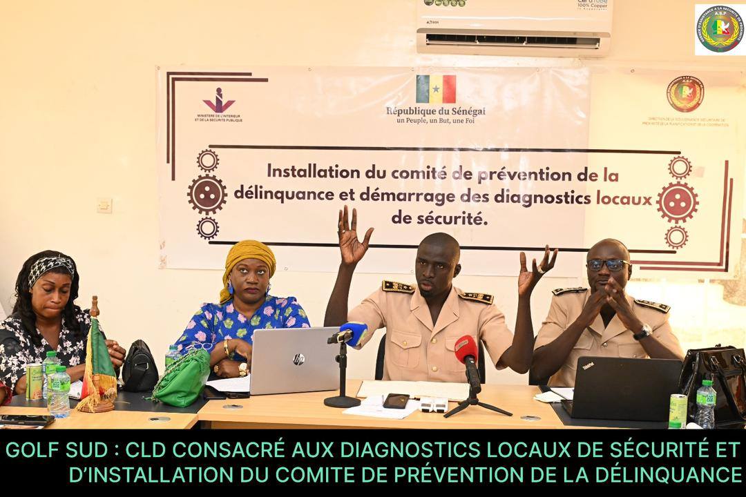 Sécurité de proximité : Installation du comité de prévention à Golf Sud