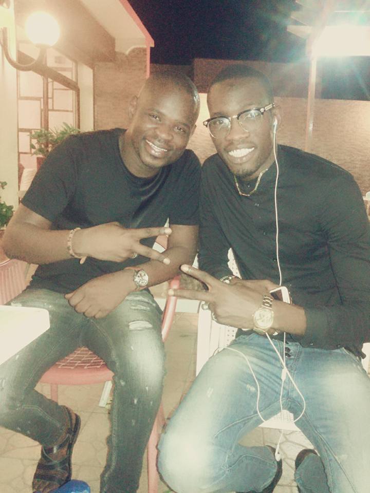 Pape Cheikh Diallo en compagnie de Khadim Mbaye ‘Padros'