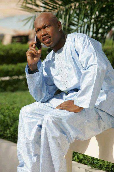 El Hadj Ousseynou Diouf en boubou traditionnel