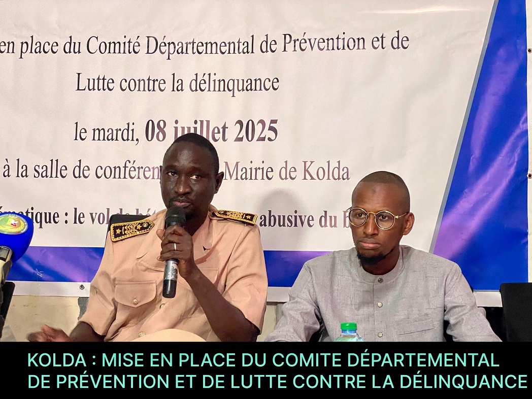 Kolda : En collaboration avec l’ASP, création d’un Comité départemental de lutte contre la délinquance, pour renforcer la sécurité locale