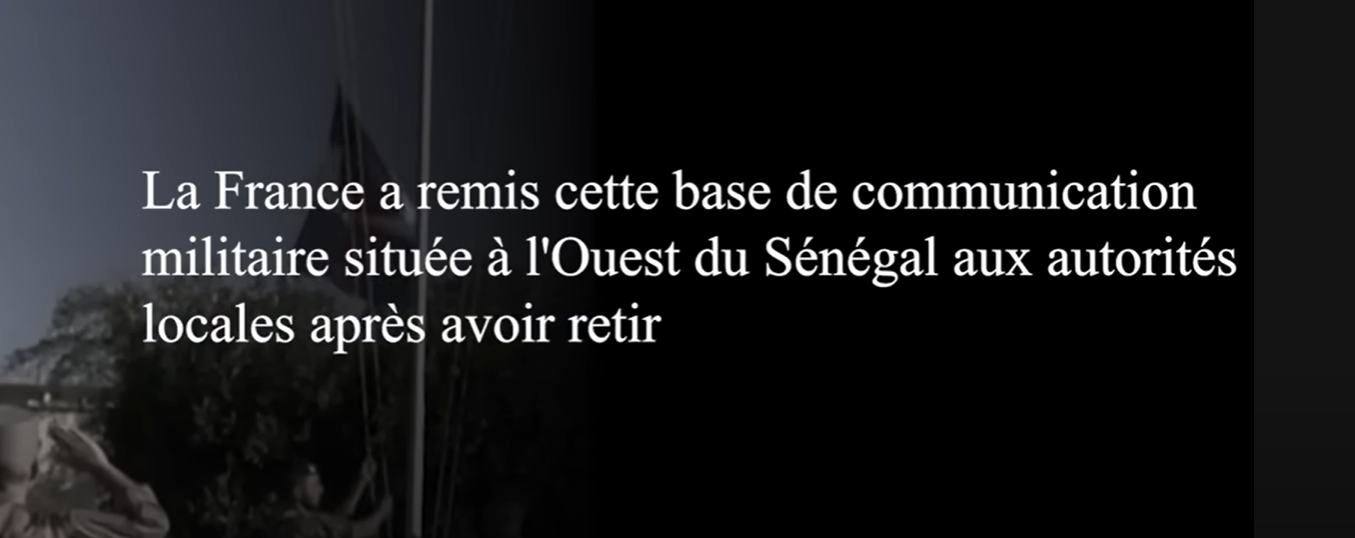 RÉVÉLATION CHOC : La France cède sa plus grande base d'espionnage, au Sénégal !