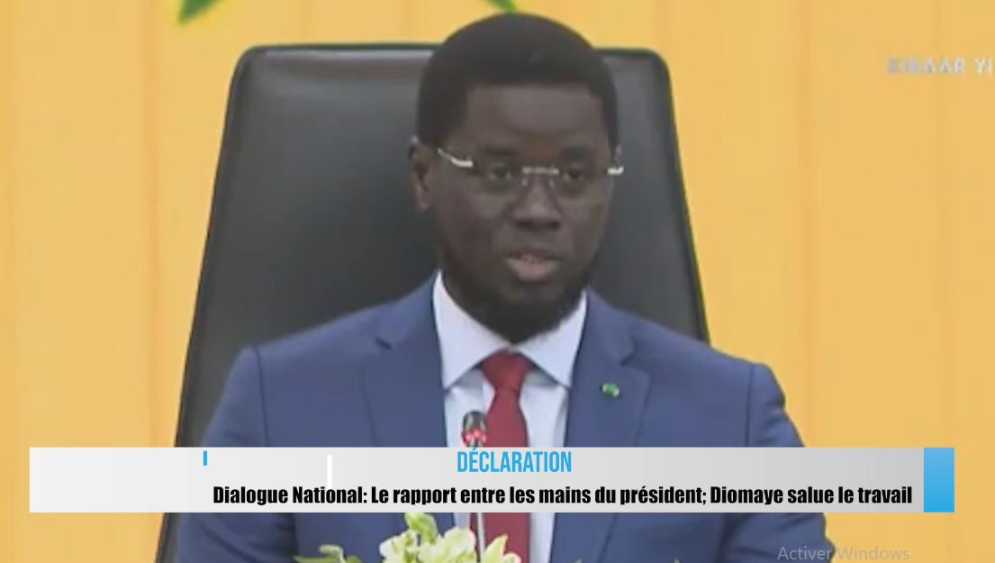 Remise du rapport du Dialogue national sur le système politique : La ...